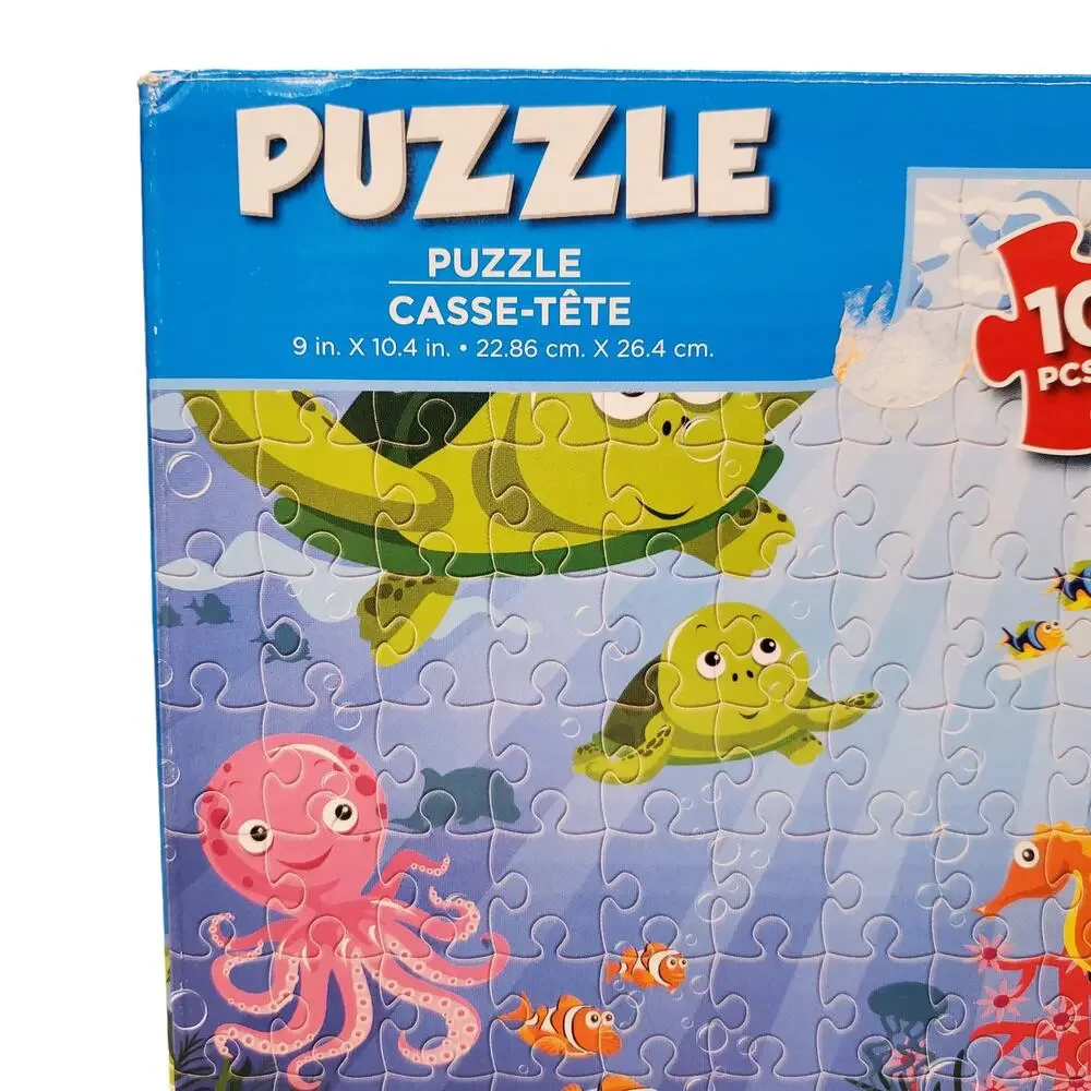 Best Brands Under the Sea Puzzle Turtle Seahorse Fish STEM Puzzle Childrens